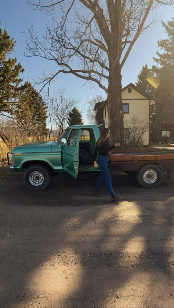 Vintage Ford pickup truck